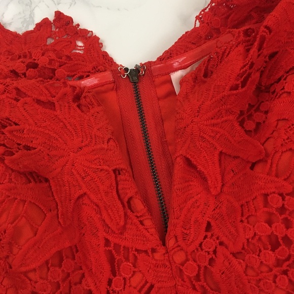 LAST DAY TO PURCHASE! ASTR The Label Daniel Off-the-Shoulder Lace Dress - Picture 12 of 16